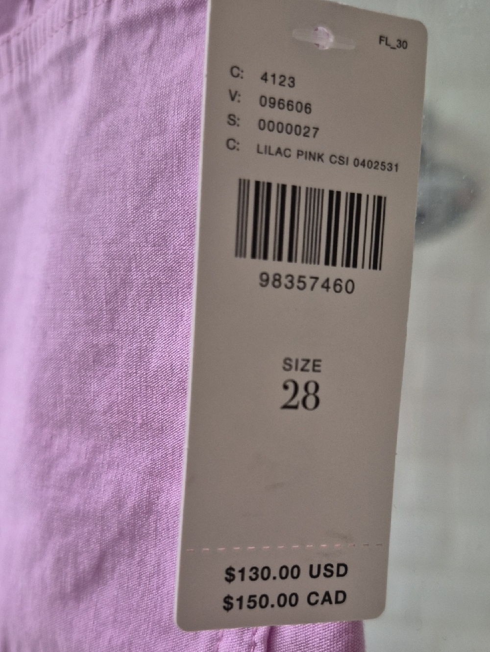 NWT Anthropologie Maeve Colette Pink Pants Bottom Ruffle Sz 28 $130 - Picture 3 of 7